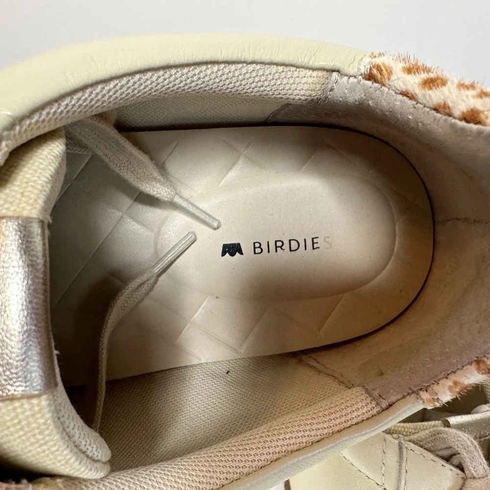 Birdies The Roadrunner Low Top Retro Lace Up Shoes in Dune Women's Size 11